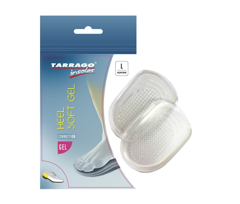 Подпяточник гелевый, мужской, HEEL SOFT GEL (40/46)