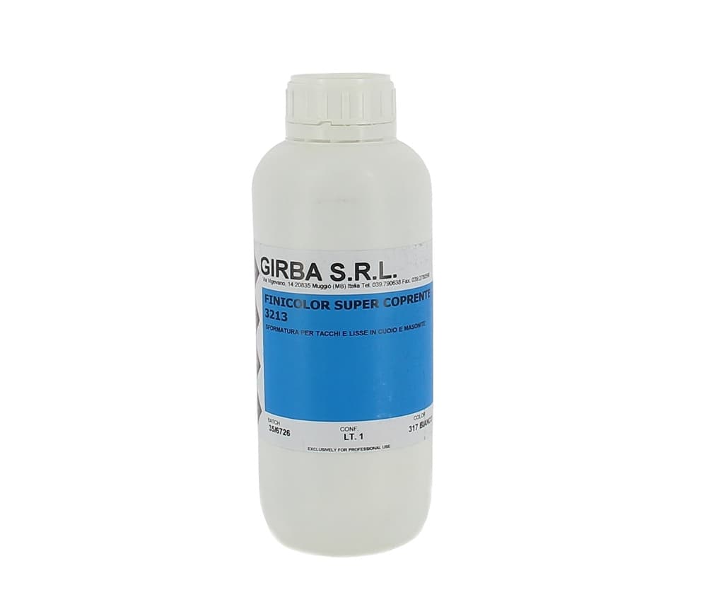 Финишное покрытие для каблуков и рантов, FINICOLOR, укрывное, пластиковая фляга, 1000 мл