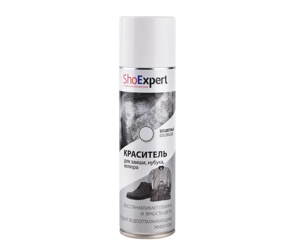 019 Краситель SHOExpert, для замши, аэрозоль, 250 мл (бесцветный)